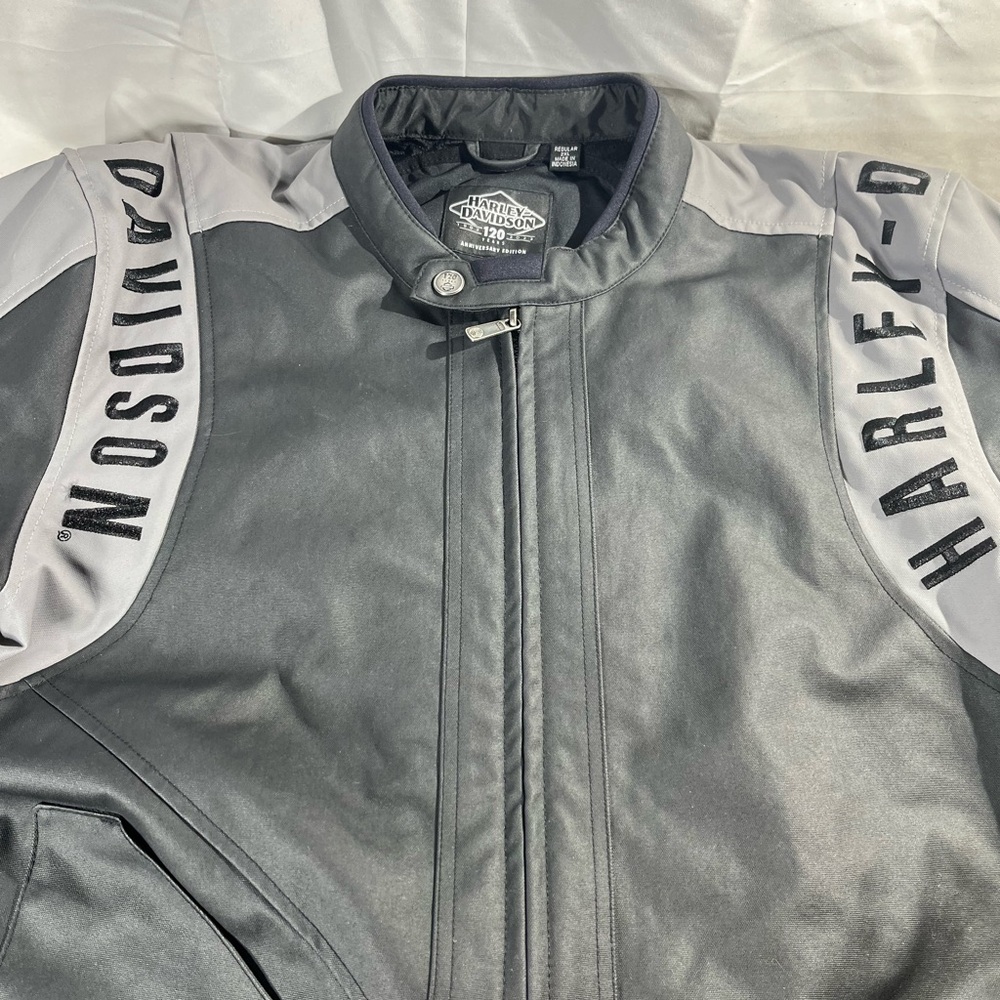 Harley Davidson 120th Anniversary Imprint Riding Jacket Men’s 2XL AUTHENTIC RARE